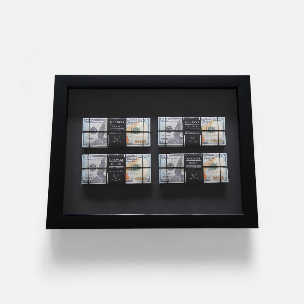 Dolar Destesi Temalı Premium Duvar Dekoru | 4 Deste