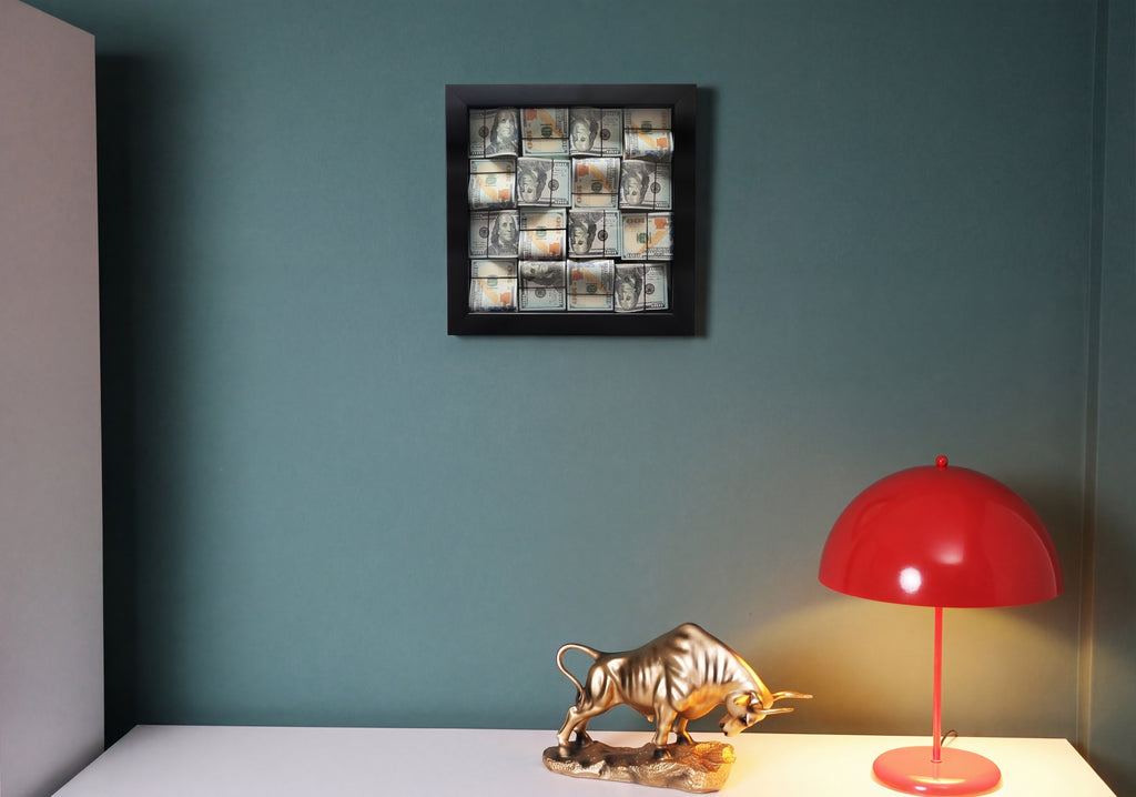 Dolar Balyası Temalı Premium Duvar Dekoru