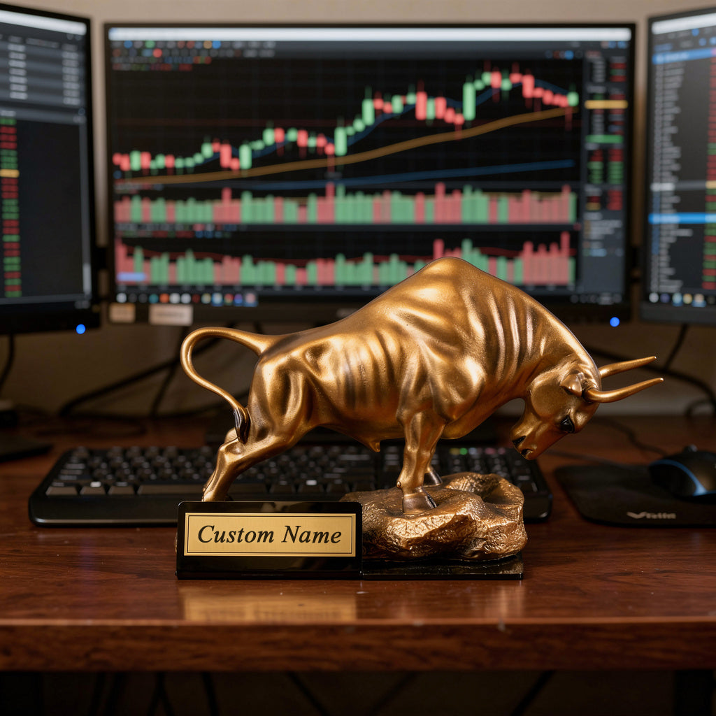 Kişiselleştirilebilir Wall Street Boğa Heykeli