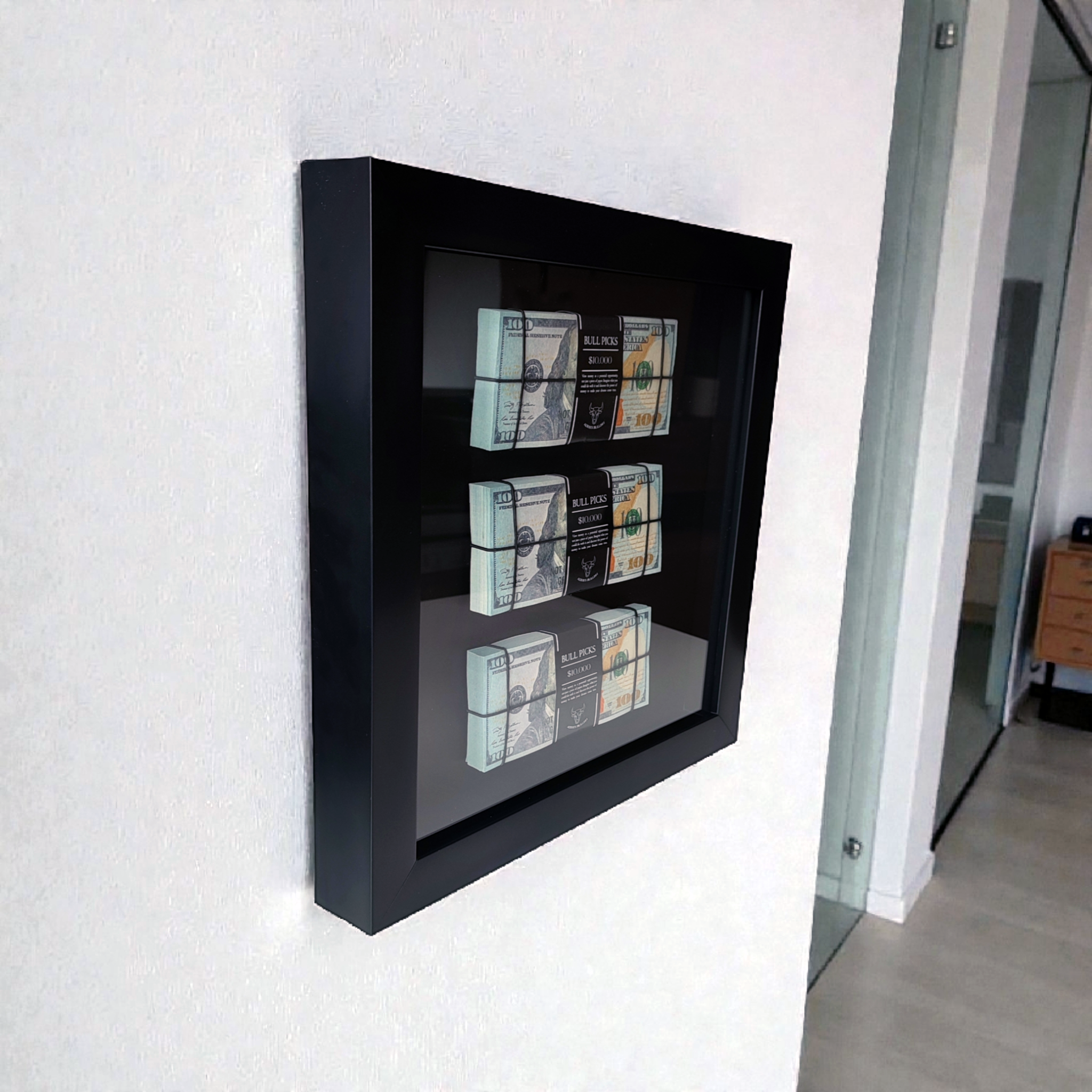 Dolar Destesi Temalı Premium Duvar Dekoru | 3 Deste