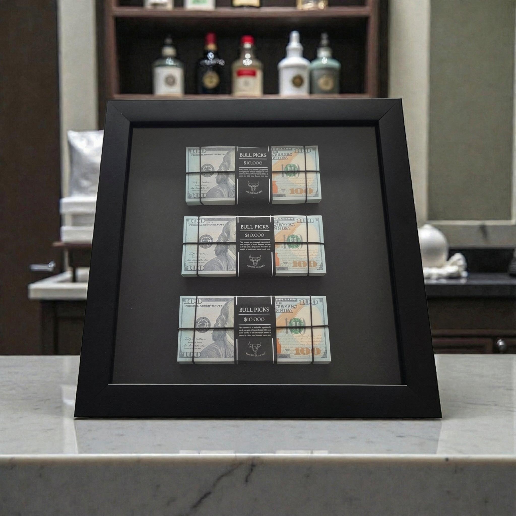 Dolar Destesi Temalı Premium Duvar Dekoru | 3 Deste