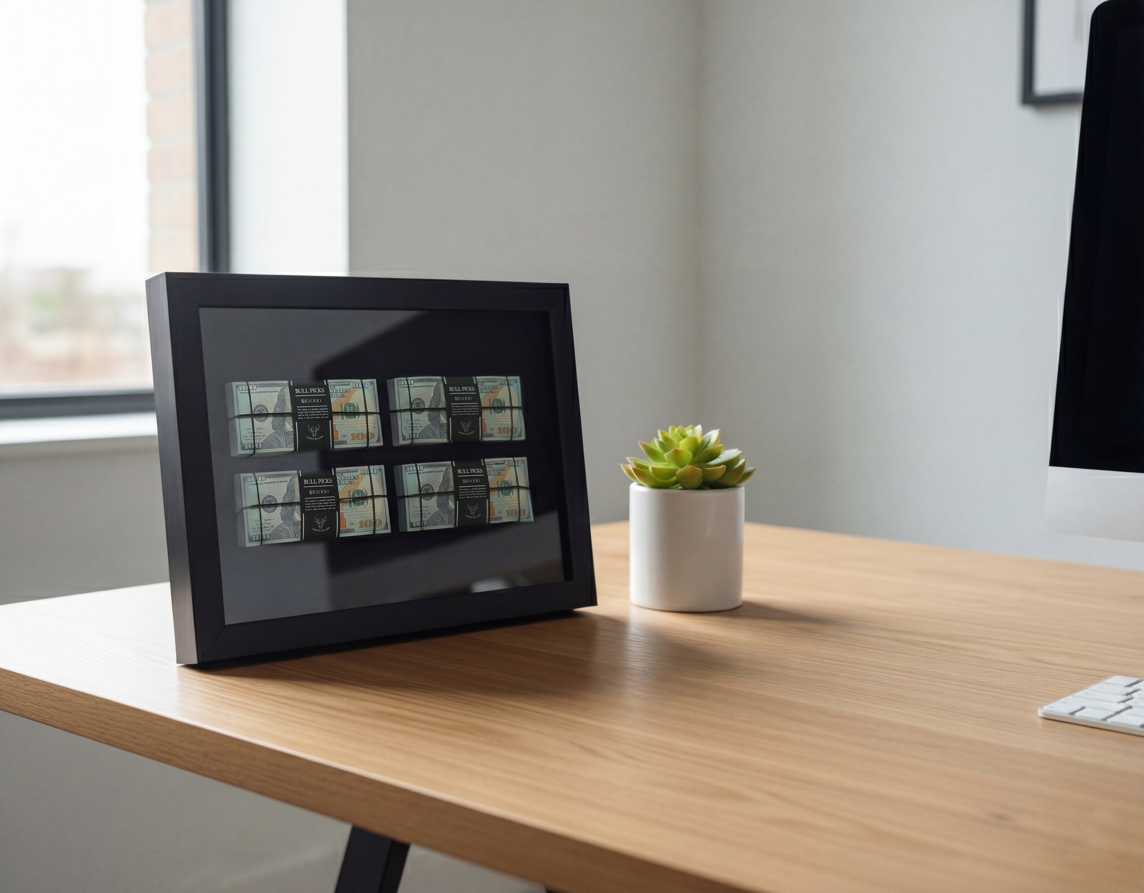 Dolar Destesi Temalı Premium Duvar Dekoru | 4 Deste