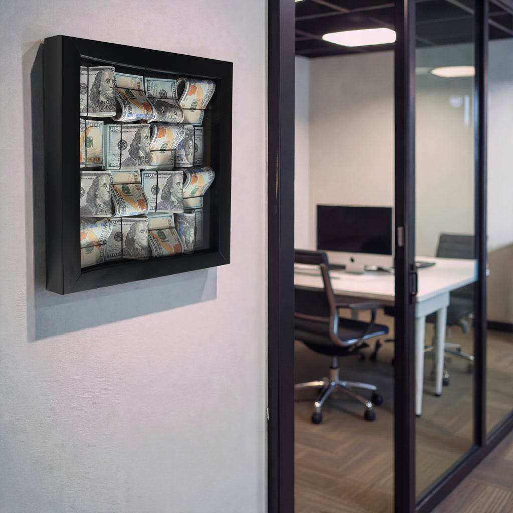 Dolar Balyası Temalı Premium Duvar Dekoru