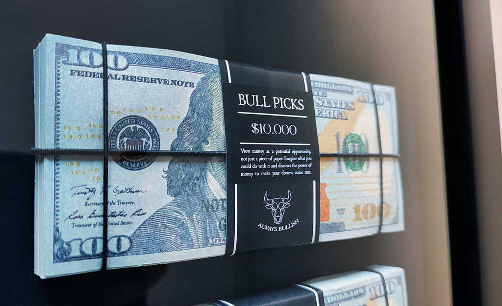 Dolar Destesi Temalı Premium Duvar Dekoru | 3 Deste