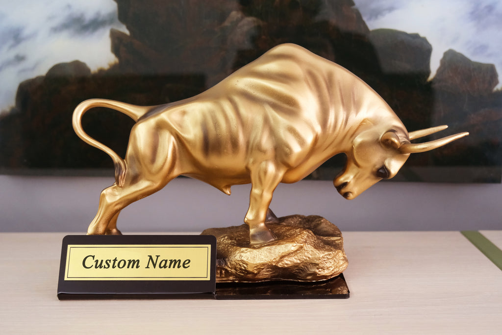 Kişiselleştirilebilir Wall Street Boğa Heykeli