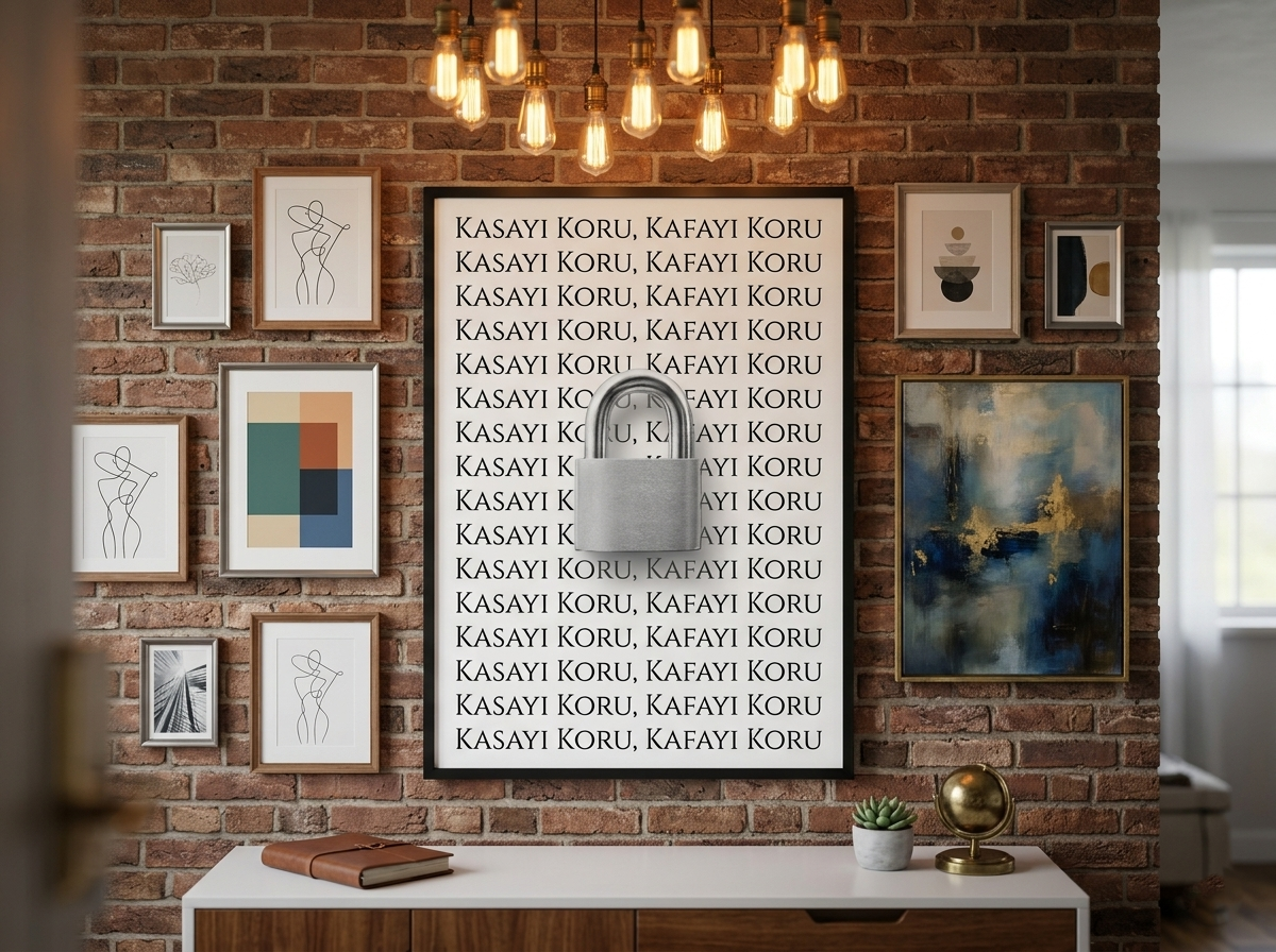 Kasayı Koru - Kafayı Koru | Trader Ofis Posteri | Borsa Grafik Duvar Sanatı | Finans Temalı Dekoratif Baskı 3 Ebat
