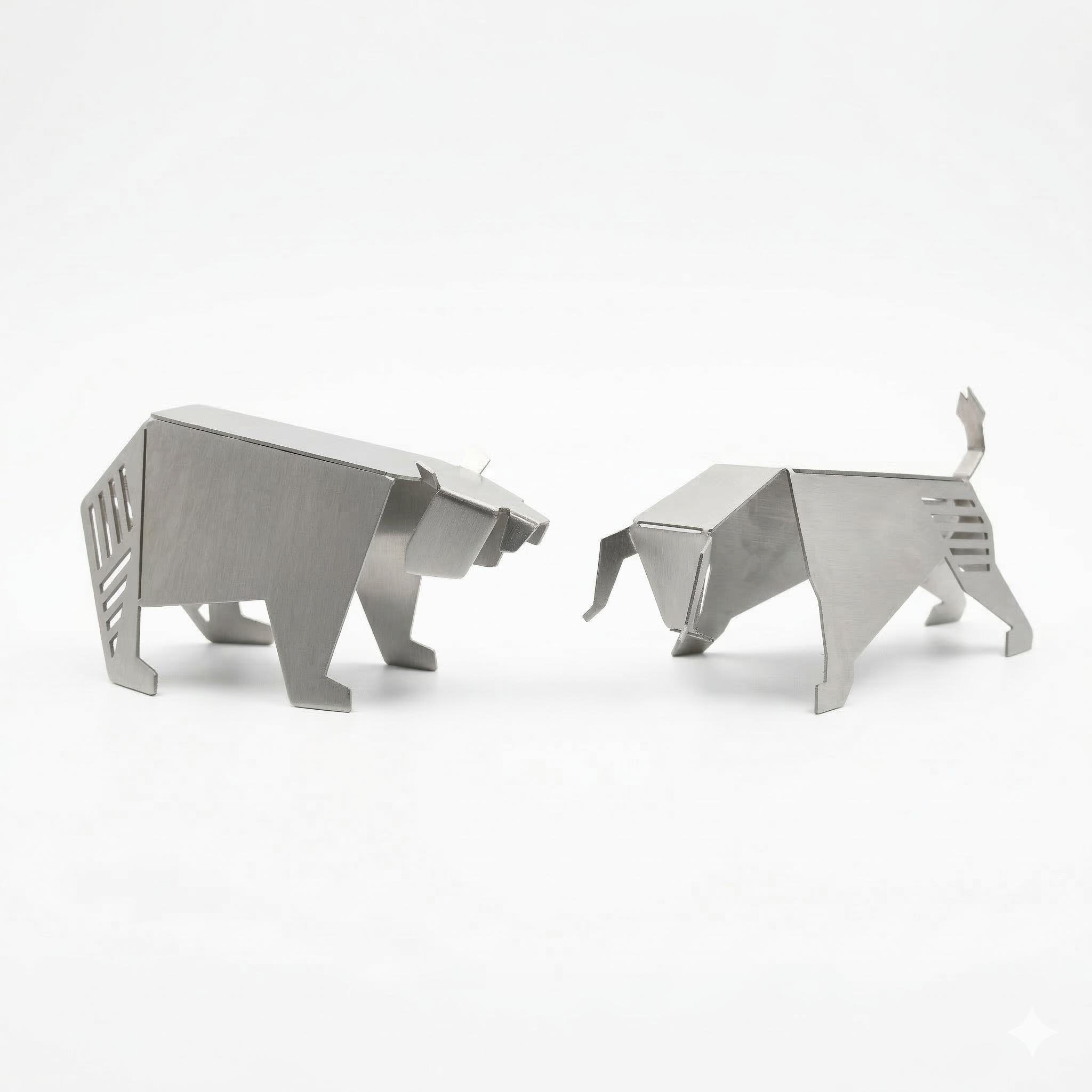 Kendin Yap Metal Ayı & Boğa Metal Figür