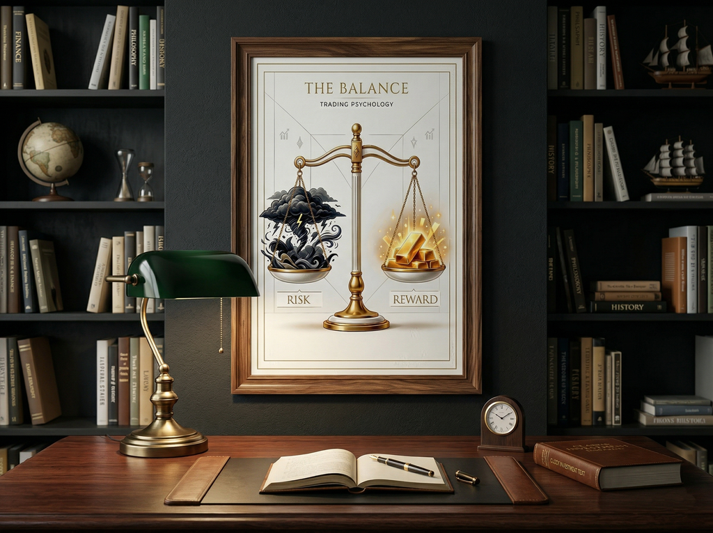 Risk ve Ödül Trader Posteri | Forex Borsa Yatırımcı Duvar Sanatı | Ofis Hediyesi