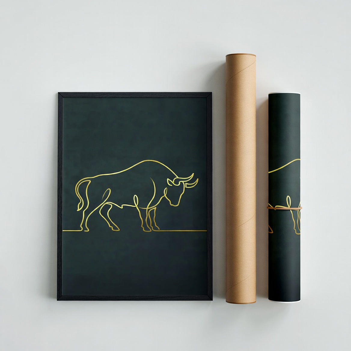 Borsa ve Kripto Duvar Sanatı Posteri – Trader Ofis Dekorasyonu