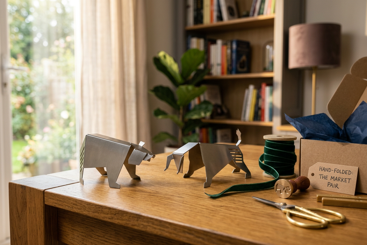 Kendin Yap Metal Ayı & Boğa Metal Figür