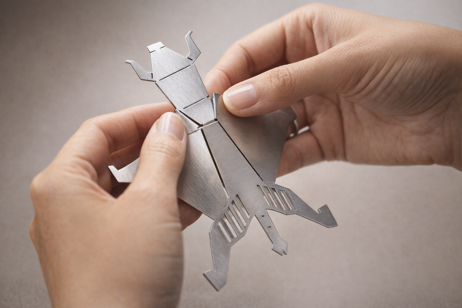 Kendin Yap Metal Ayı & Boğa Metal Figür