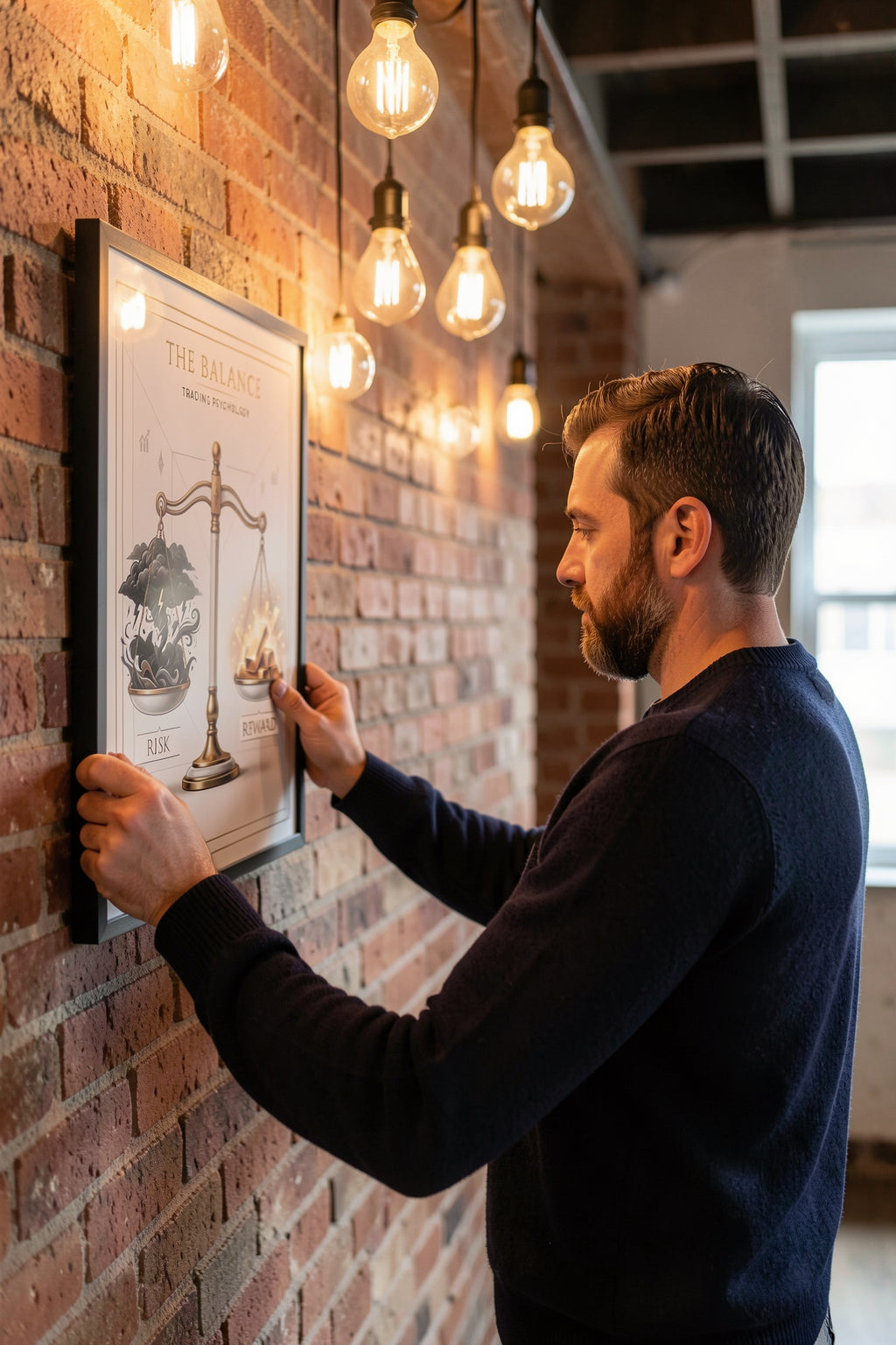 Risk ve Ödül Trader Posteri | Forex Borsa Yatırımcı Duvar Sanatı | Ofis Hediyesi