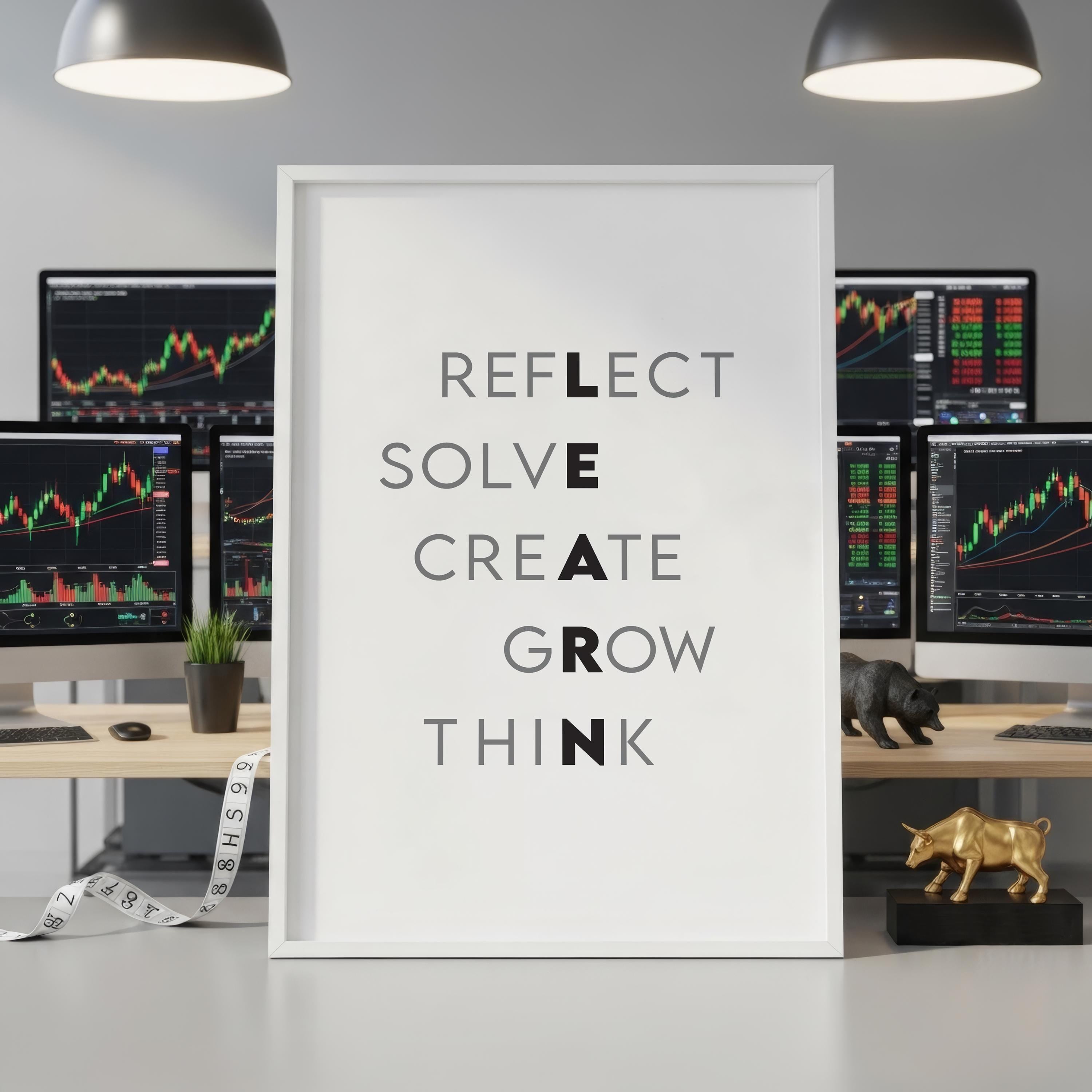 Motivasyonel Alıntı Posteri | İlham Verici Duvar Sanatı | Ofis Dekoru | Pozitif Afirmasyon | Teşvik Hediyesi