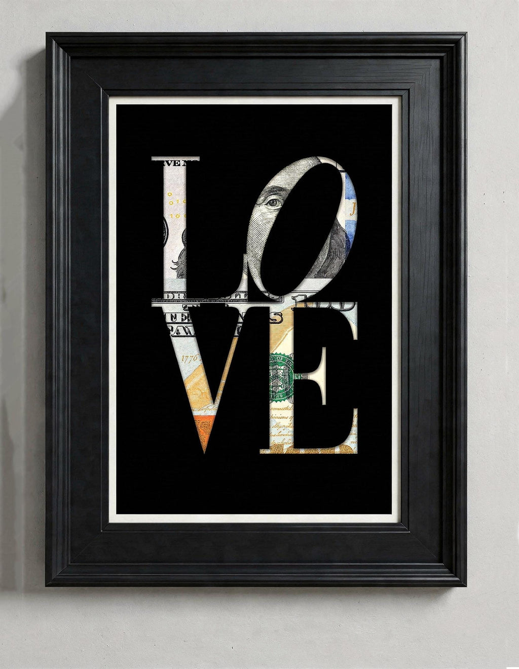 LOVE Trading Duvar Sanatı - Finans ve Borsa Temalı Dekoratif Poster