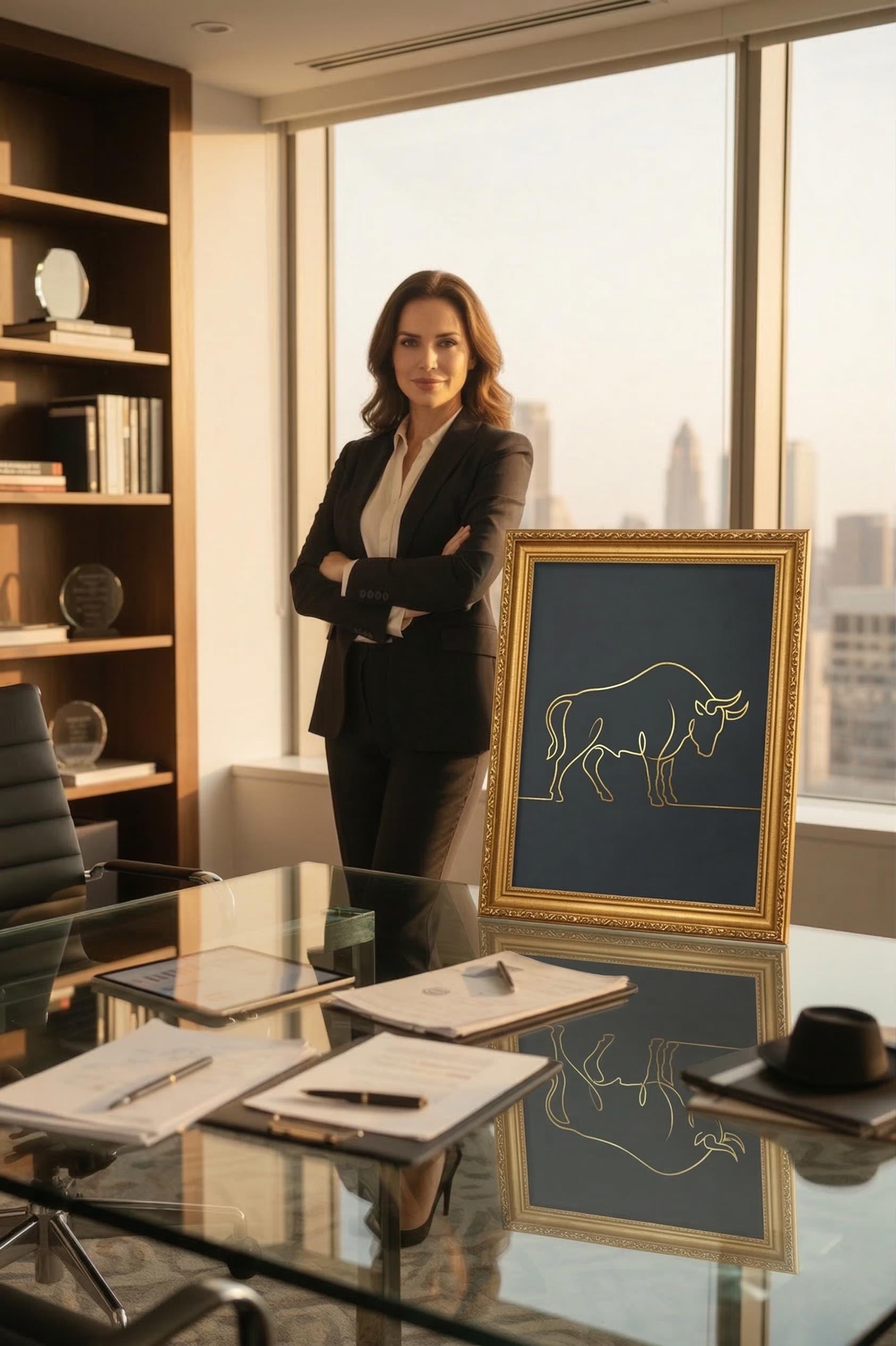 Borsa ve Kripto Duvar Sanatı Posteri – Trader Ofis Dekorasyonu